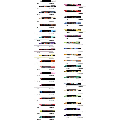 Uni Posca PC-5M Paint Markers (UBCPC5MGREEN)