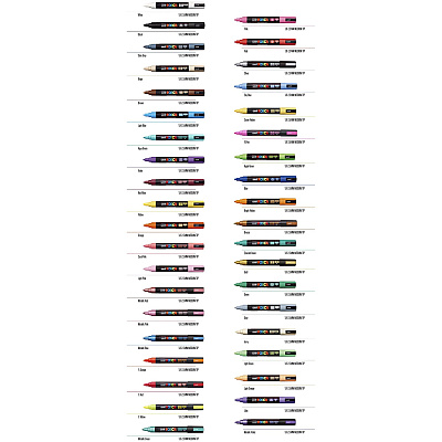 Uni Posca PC-5M Paint Markers (UBCPC5MYELLOW)