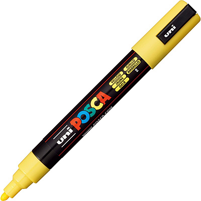 Uni Posca PC-5M Paint Markers (UBCPC5MYELLOW)