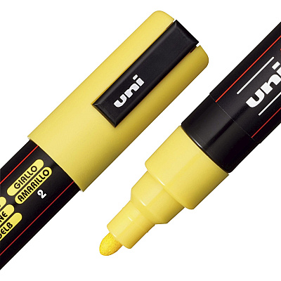 Uni Posca PC-5M Paint Markers (UBCPC5MYELLOW)