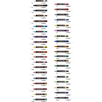 Uni Posca PC-5M Paint Markers (UBCPC5M8C)