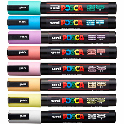 Uni Posca PC-5M Paint Markers (UBCPC5M8C)