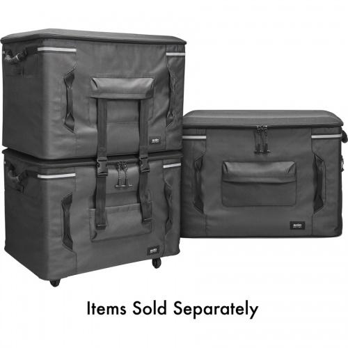 Solo PRO TRANSPORTER 128 Roller Travel/Luggage Bottom Case- Box 1 of 2 - Black (SSC11110)