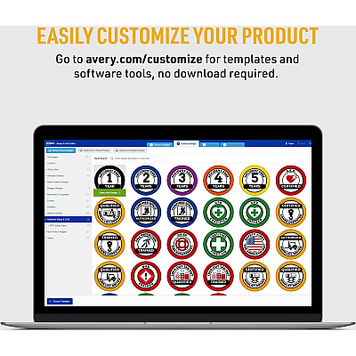 Zweckform Avery Waterproof Vinyl Stickers, 1? x 2? , Laser, 120ct (AVE61537)