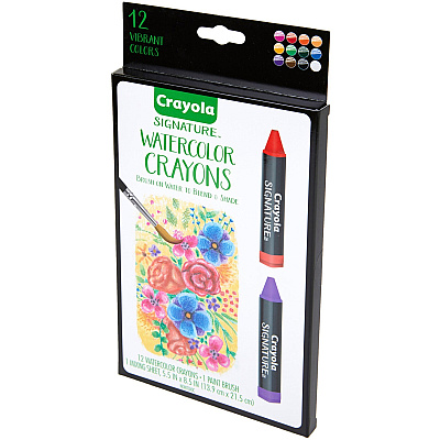 Crayola Signature Premium Watercolor Crayons (CYO533500)