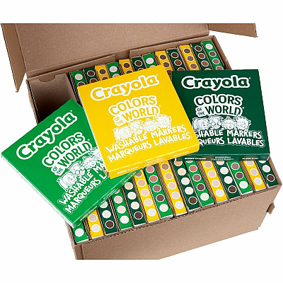 Crayola Multicultural Colors Washable Markers (CYO588228)