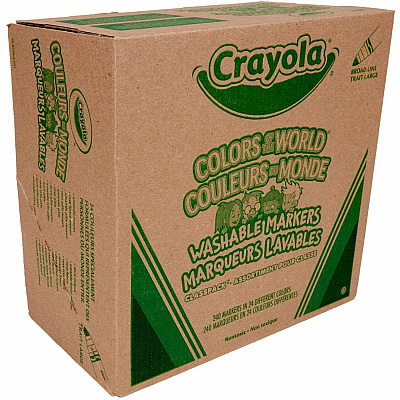 Crayola Multicultural Colors Washable Markers (CYO588228)