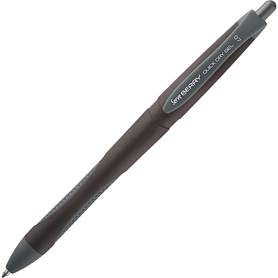 So-Mine Serve Berry Quick Dry Retract Gel Ink Pen (SRVBRGEL07B6KRA)