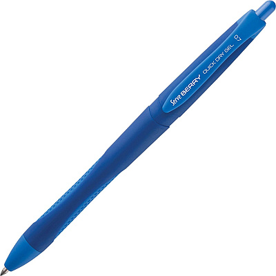 So-Mine Serve Berry Quick Dry Retract Gel Ink Pen (SRVBRGEL07B6KRA)
