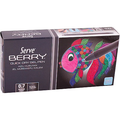 So-Mine So-Mine Berry Quick-Dry Gel Ink Pen (SRVBRGEL0712SY)