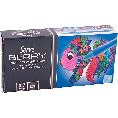 So-Mine So-Mine Berry Quick-Dry Gel Ink Pen (SRVBRGEL0712MV)