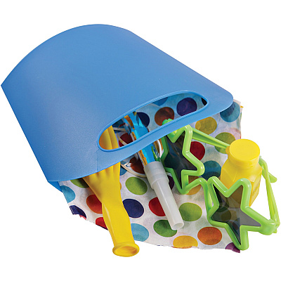 deflecto Antimicrobial Kids Mini Tote Blue (DEF39501BLU)