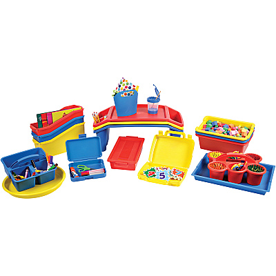 deflecto Antimicrobial Kids Mini Tote Yellow (DEF39501YEL)
