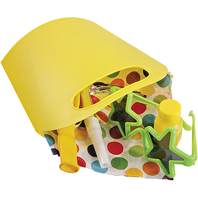 deflecto Antimicrobial Kids Mini Tote Yellow (DEF39501YEL)