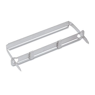 ACCO Premium Two-Piece Two-Prong Paper Fastener Base and Compressor Sets, 1" Capacity, 2.75" Center to Center, Silver, 50/Box (ACC70012)