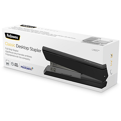 Fellowes LX820 Classic Full Size Desktop Stapler - Black (FEL5010101)