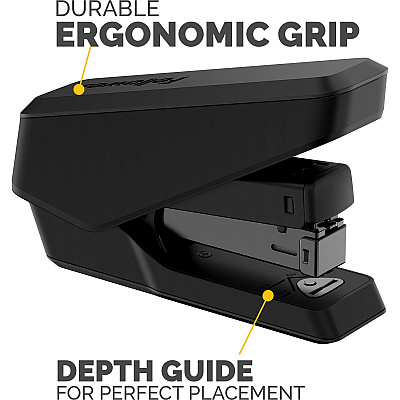 Fellowes LX840 Half Strip EasyPress Stapler - Black (FEL5010601)