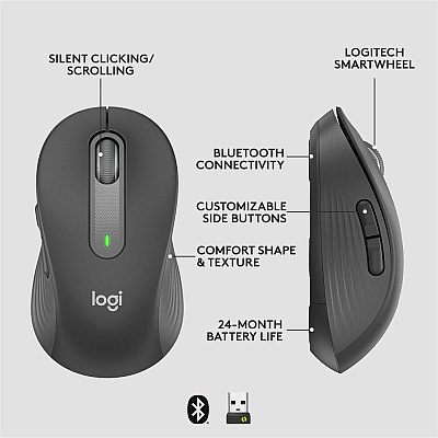 Logitech Signature M650 L for Business (Graphite) - Brown Box (910006346)