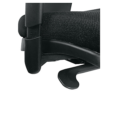 Alera Epoch Series Fabric Mesh Multifunction Chair, Supports Up to 275 lb, 17.63" to 22.44" Seat Height, Black (ALEEP42ME10B)