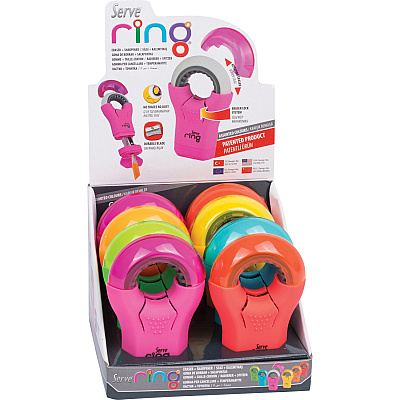 So-Mine So-Mine Ring Eraser & Sharpener (SRVRING8KTKR)