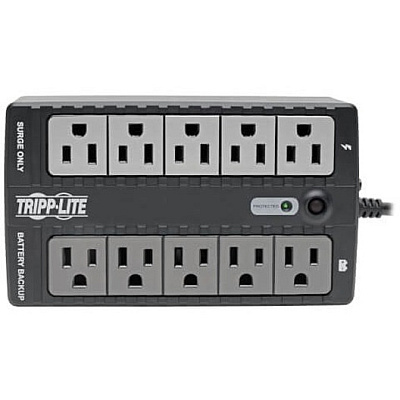 Tripp Lite 550VA 300W Standby UPS - 10 NEMA 5-15R Outlets, 120V, 50/60 Hz, USB, 5-15P Plug, Desktop/Wall Mount (INTERNET550U)