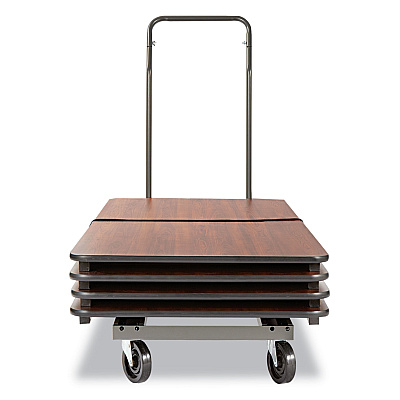 Alera Chair/Table Cart, Metal, 600 lb Capacity, 20.86" x 50.78" to 72.04" x 43.3", Black (ALEFTCART)
