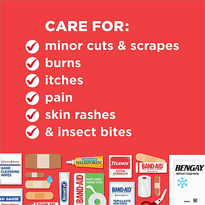 Johnson & Johnson All Purpose First Aid Kit (JOJ202045)