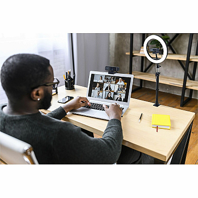 Kensington L1000 Bicolour Ring Light with Webcam Mount (KMW87653)