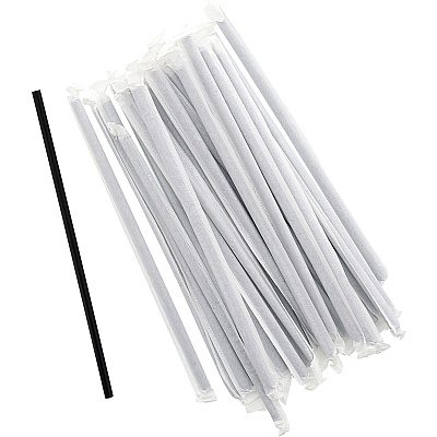 Banyan Black Straws - Wrapped (EGS600228)