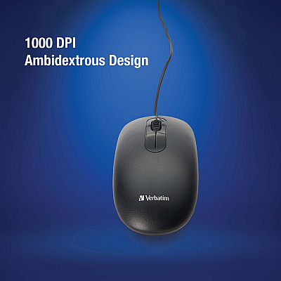Verbatim Wired Keyboard and Mouse (70734)