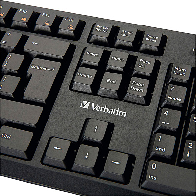Verbatim Wired Keyboard and Mouse (70734)