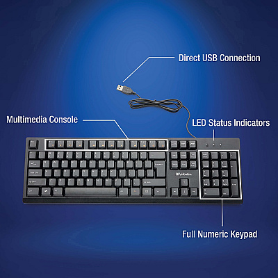 Verbatim Wired Keyboard (70735)