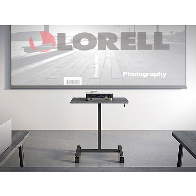 Lorell Height-adjustable Mobile Desk (LLR84837)