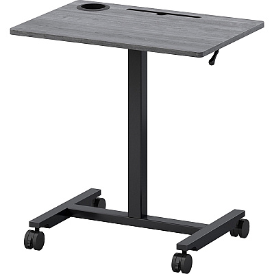 Lorell Height-adjustable Mobile Desk (LLR84837)
