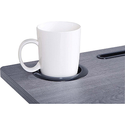 Lorell Height-adjustable Mobile Desk (LLR84837)