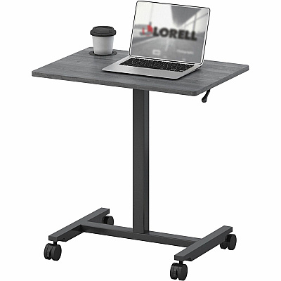 Lorell Height-adjustable Mobile Desk (LLR84837)