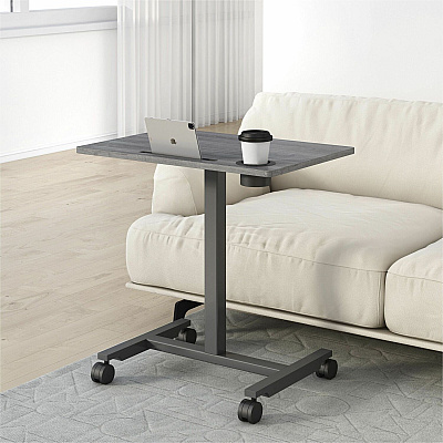 Lorell Height-adjustable Mobile Desk (LLR84837)