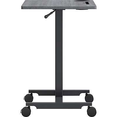 Lorell Height-adjustable Mobile Desk (LLR84837)