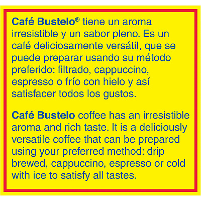 Cafe Bustelo Ground Espresso Blend Coffee (FOL00610)
