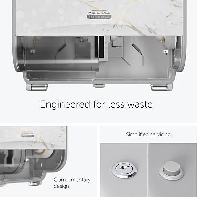 Kimberly-Clark Professional ICON Standard Roll Horizontal Toilet Paper Dispenser (58732)