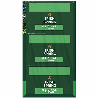 Irish Spring Deodorant Bar Soap with Flaxseed Oil (CPC114177)