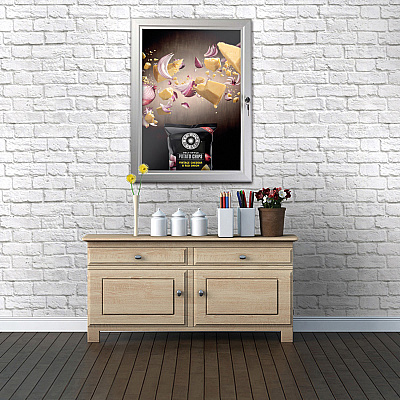 Seco Locking Poster Case (LCASE1824SV)