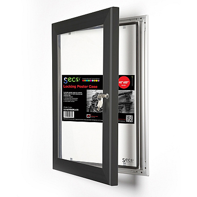 Seco Locking Poster Case (LCASE4060BLK)