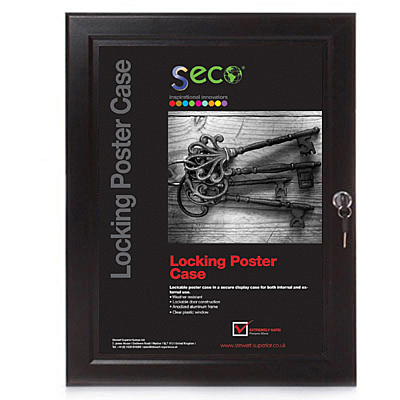 Seco Locking Poster Case (LCASE8511BLK)