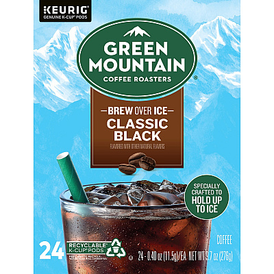 Green Mountain Coffee Roasters K-Cup Brew Over Ice Classic Black (GMT9027)