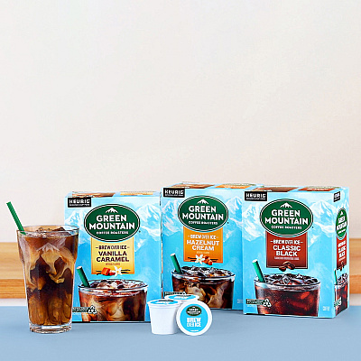 Green Mountain Coffee Roasters K-Cup Brew Over Ice Vanilla Caramel Coffee (GMT9028)
