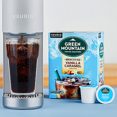 Green Mountain Coffee Roasters K-Cup Brew Over Ice Vanilla Caramel Coffee (GMT9028)