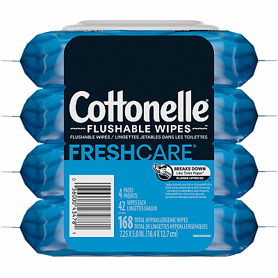 Cottonelle Flushable Wipes (KCC54495)