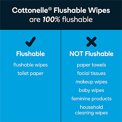 Cottonelle Flushable Wipes (KCC54495)