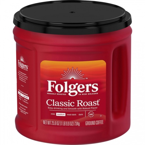 Folgers Classic Roast Ground Coffee (30407CT)